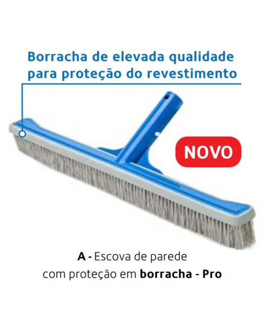 ESCOVA DE PAREDE PARA PISCINA