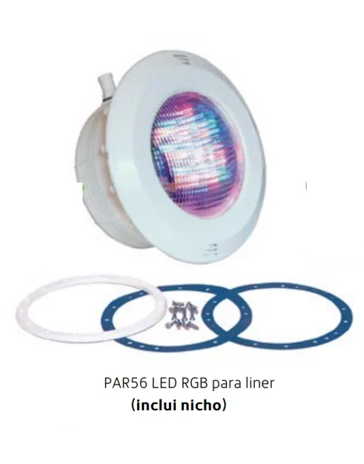 PROJETORES LED RGB P/ PISCINA LINER