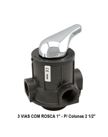 VÁLVULA 3 VIAS 1" MANUAL P/...
