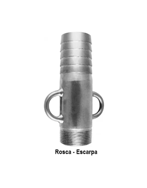 CANHÕES EM INOX - ROSCA / ESCARPA