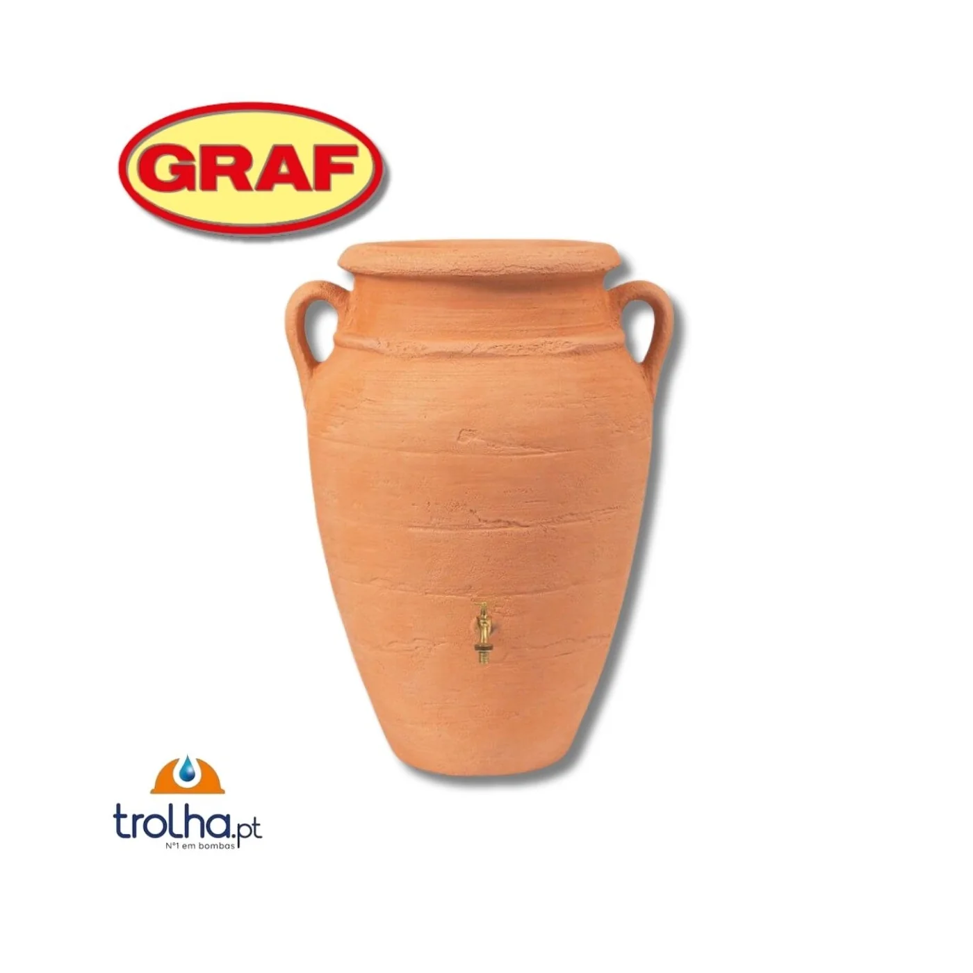DEPÓSITO DECORATIVO ÂNFORA ANTIGA GRAF