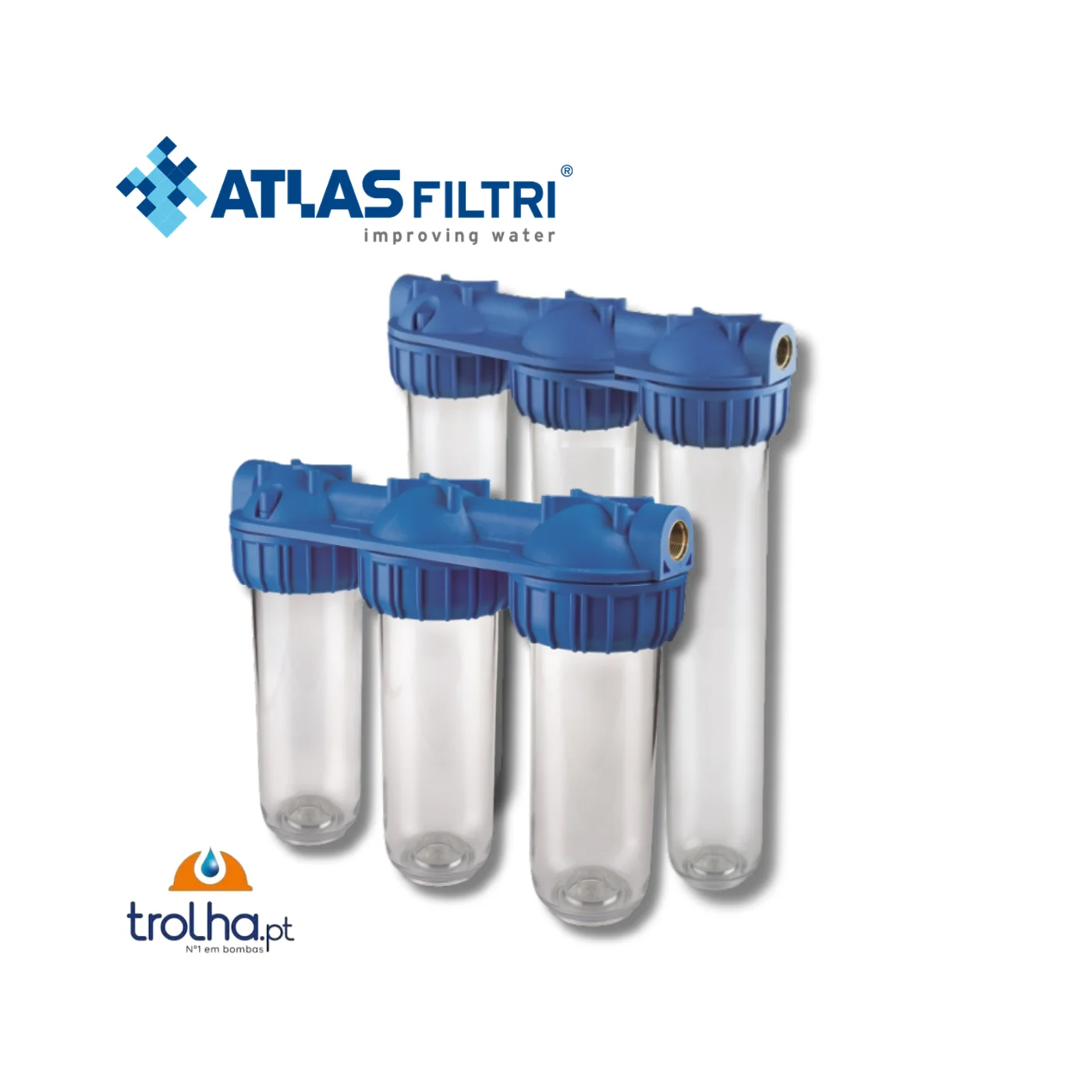 FILTRO DE ÁGUA TRIPLEX 3P ATLAS FILTRI