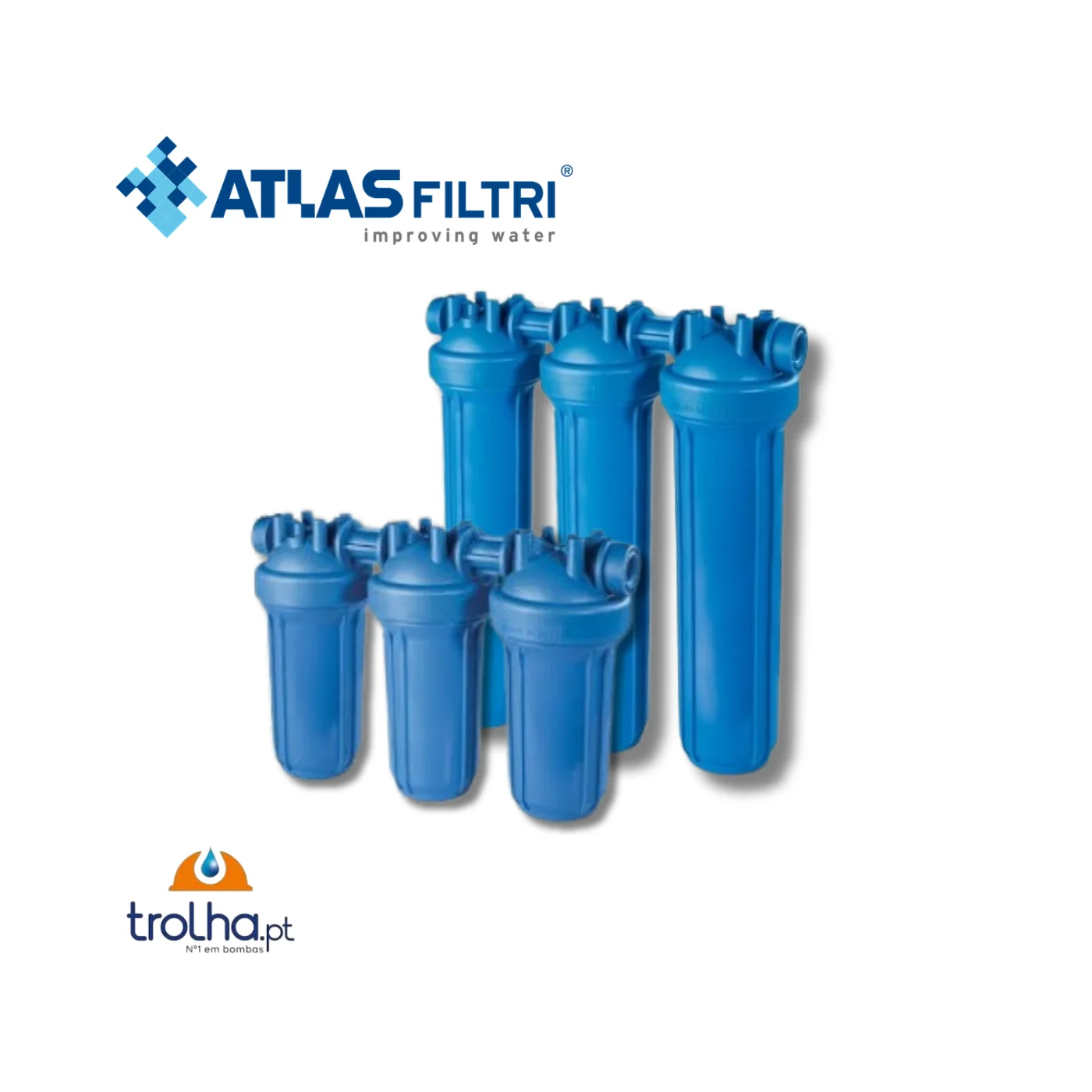 FILTRO DE ÁGUA BIG TRIO OPACO ATLAS FILTRI