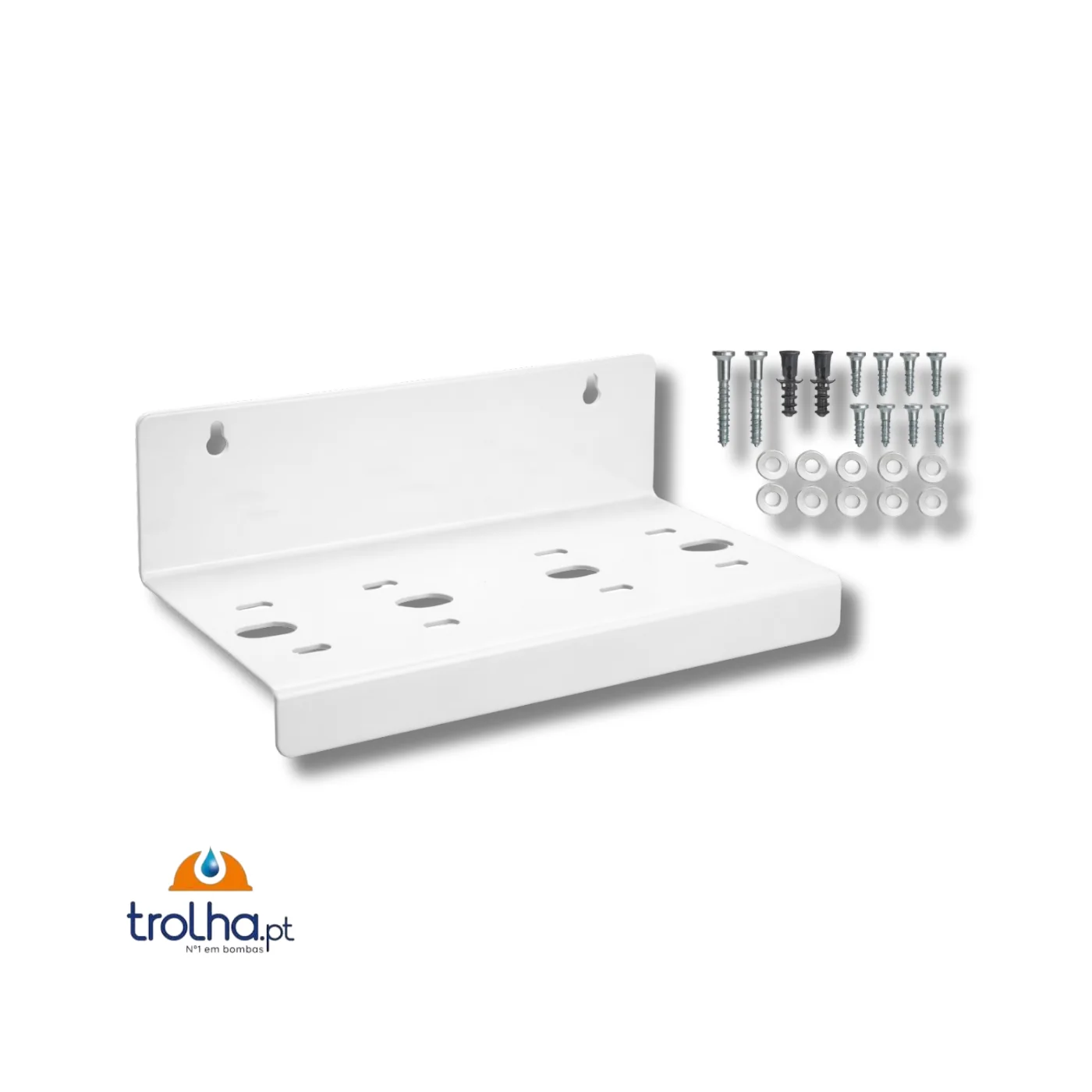 SUPORTE DUPLO EM METAL P/ FILTROS BIG BLUE DUO ATLAS FILTRI