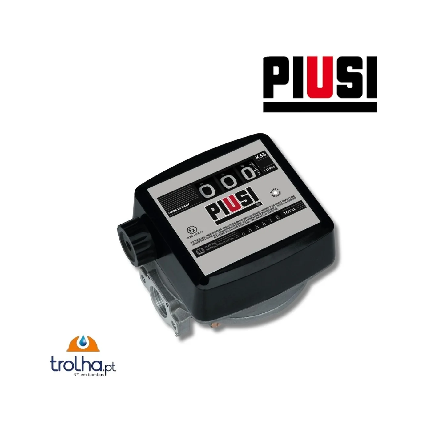 CONTADOR MECÂNICO K33 PIUSI