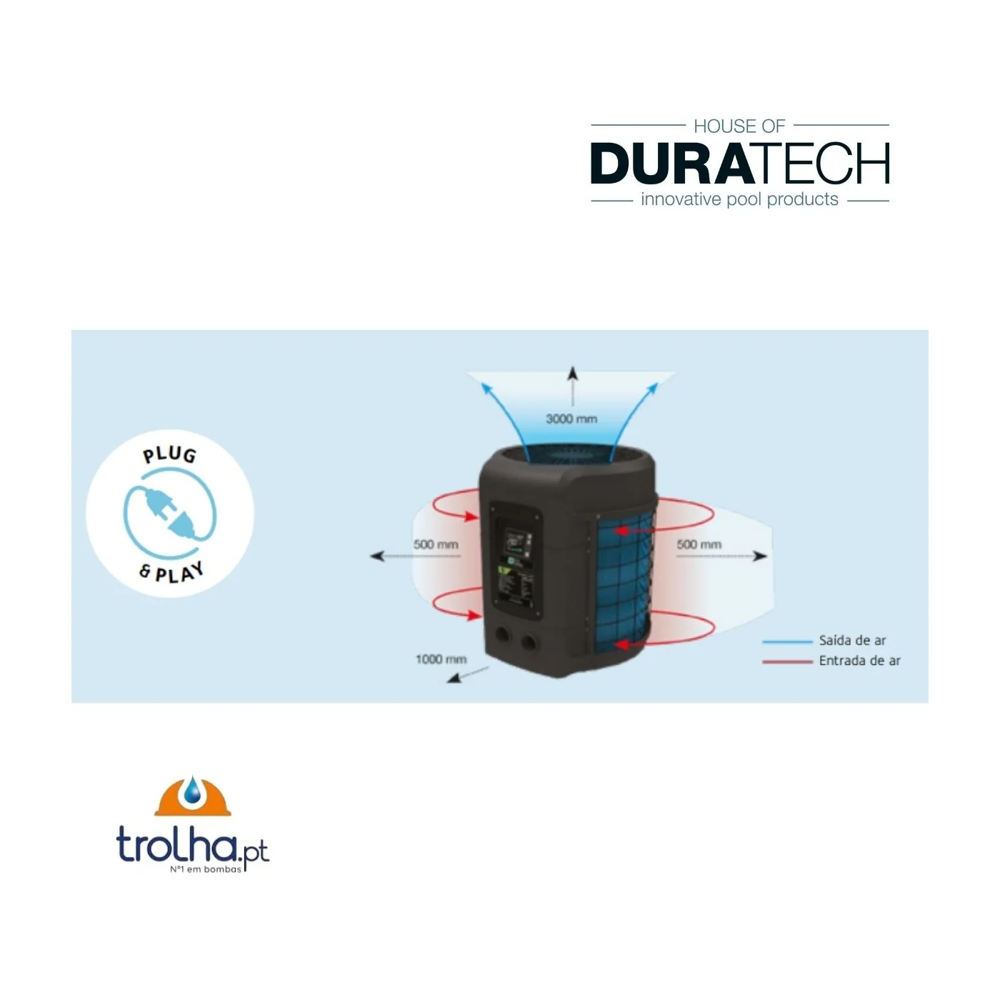 BOMBA DE CALOR PLUG & PLAY SUN SPRING DURATECH
