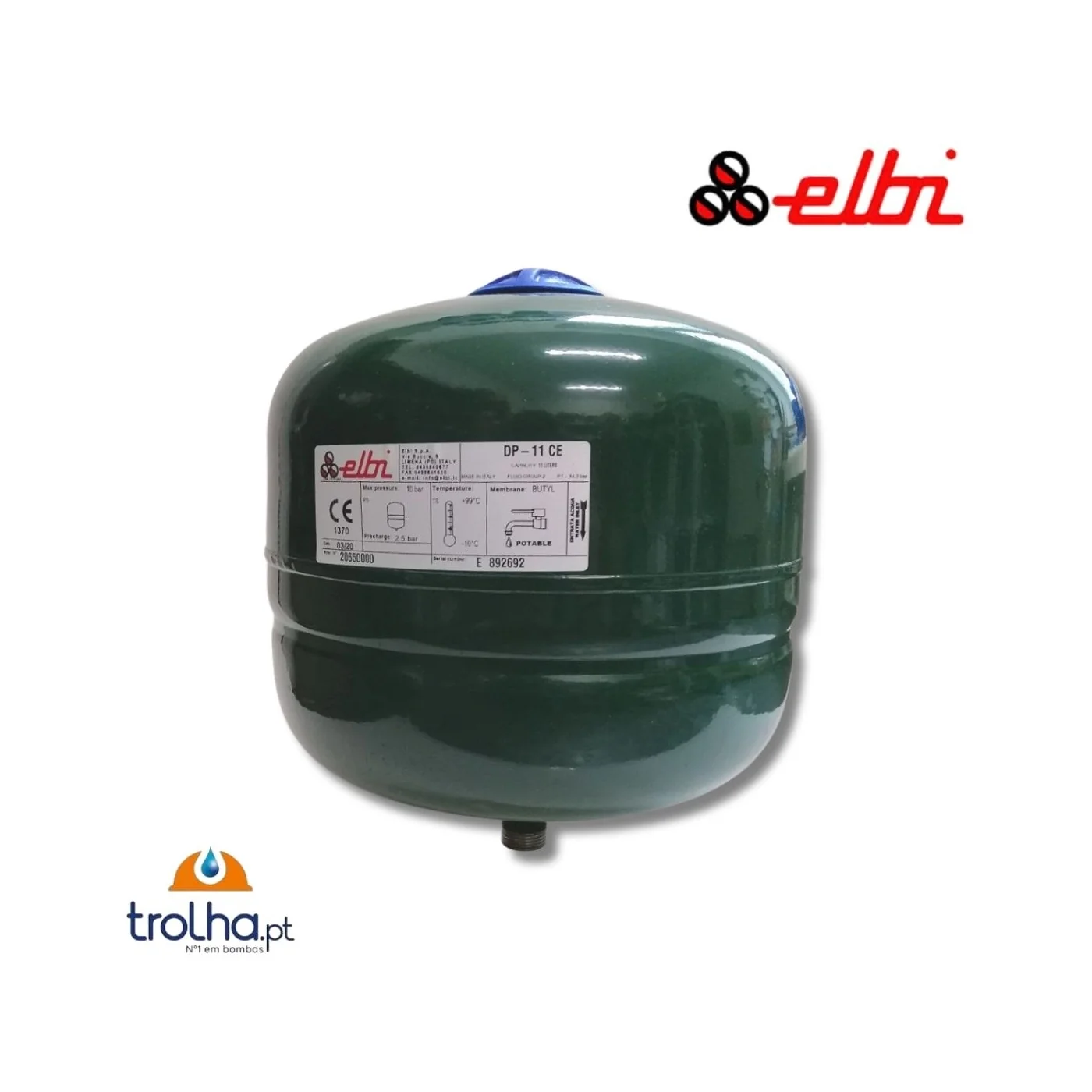 VASO DE EXPANSÃO DP ELBI