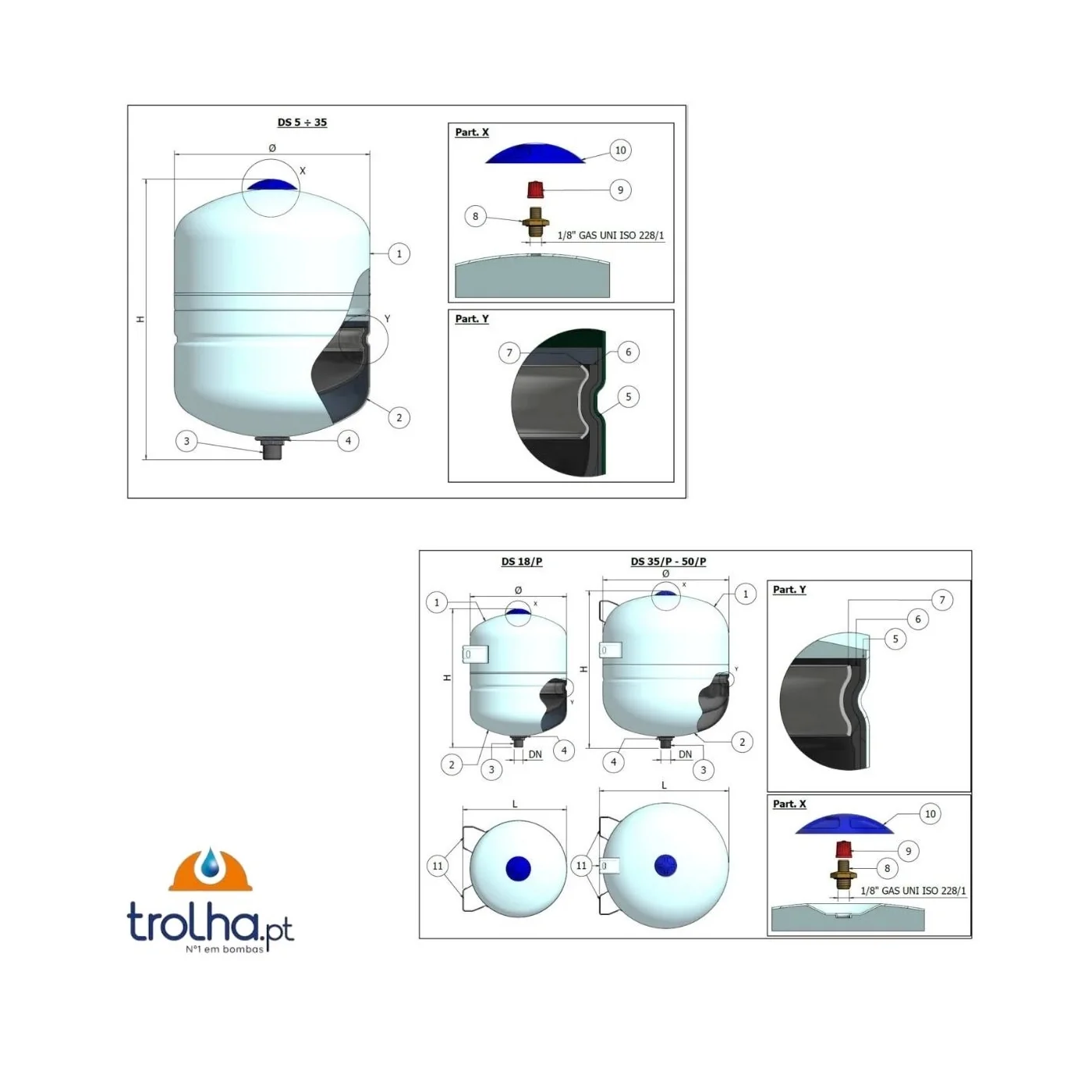 VASO DE EXPANSÃO DS-CE ELBI