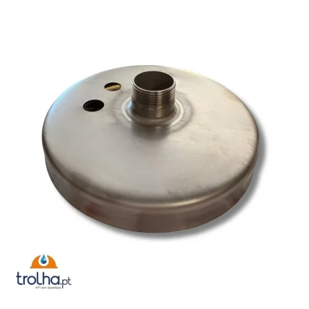 TAMPA DE FURO MACHO INOX