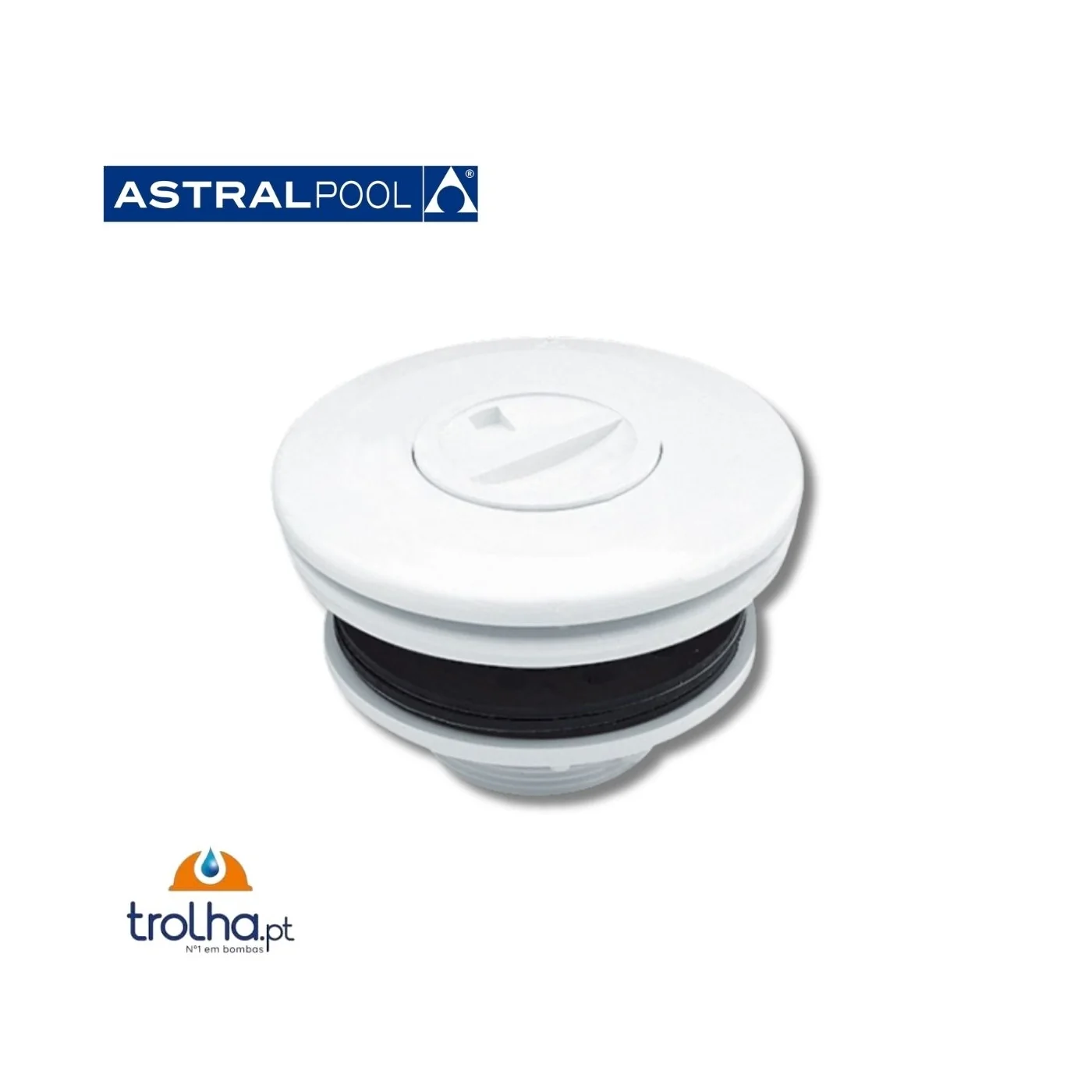BOCA DE ASPIRAÇÃO ABS P/ PISCINAS DE LINER / BETÃO ASTRAL