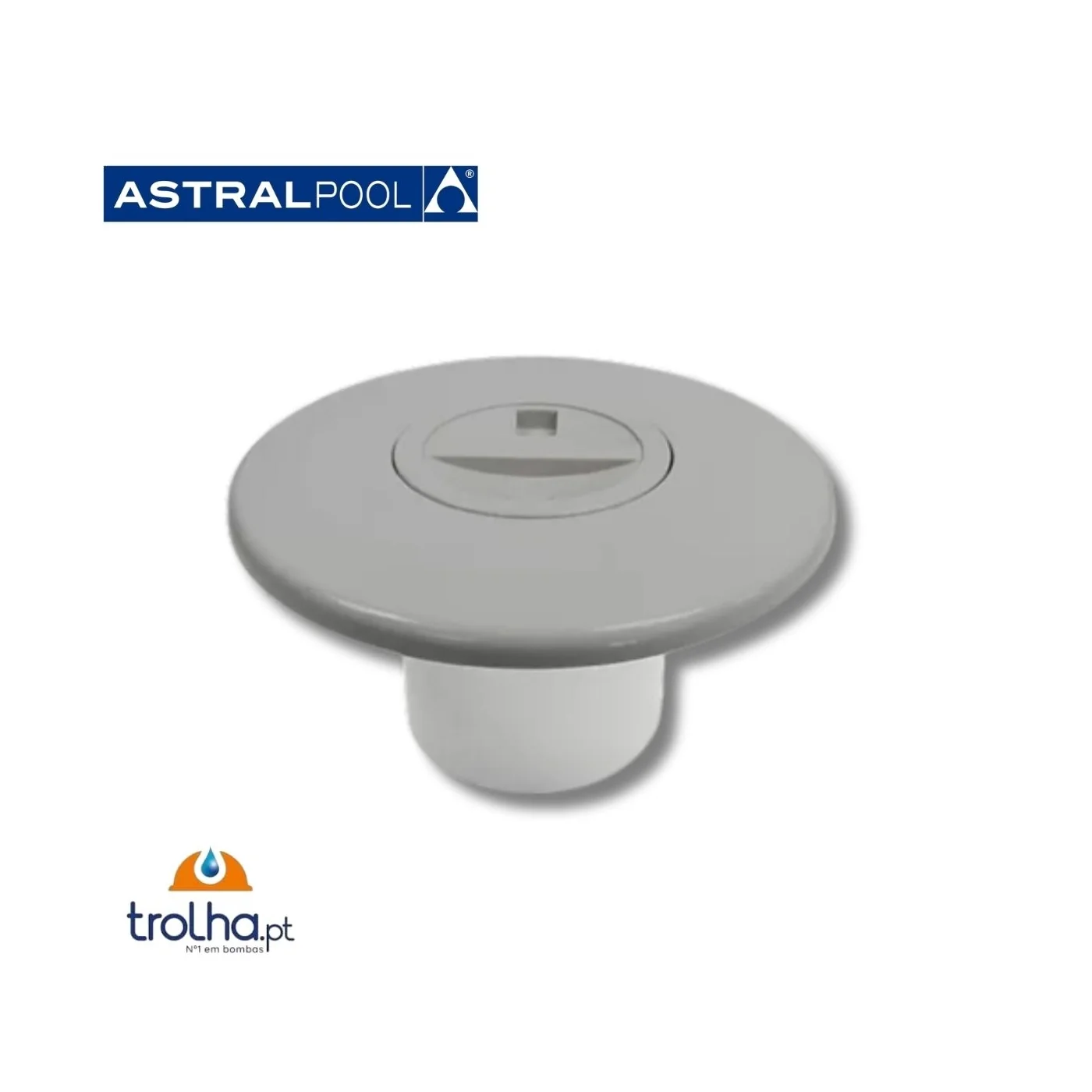 BOCA DE ASPIRAÇÃO ABS P/ PISCINAS DE BETÃO AST