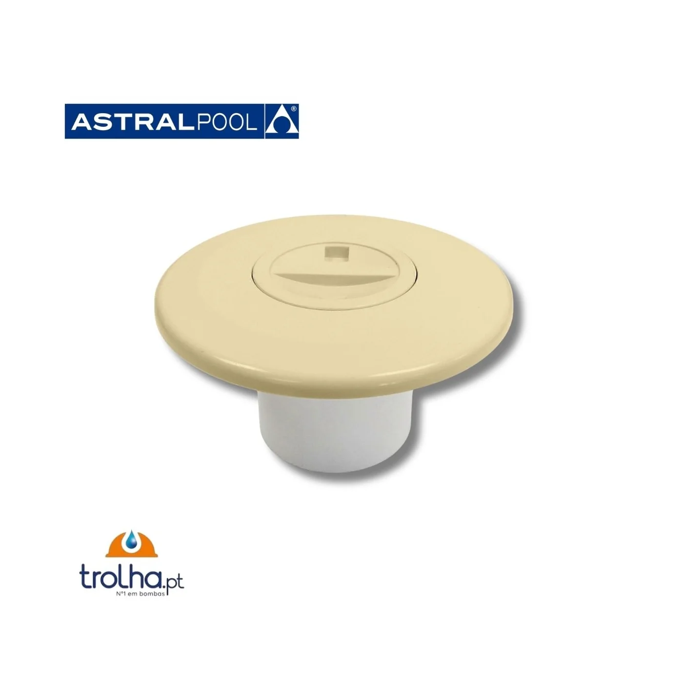 BOCA DE ASPIRAÇÃO ABS P/ PISCINAS DE BETÃO AST
