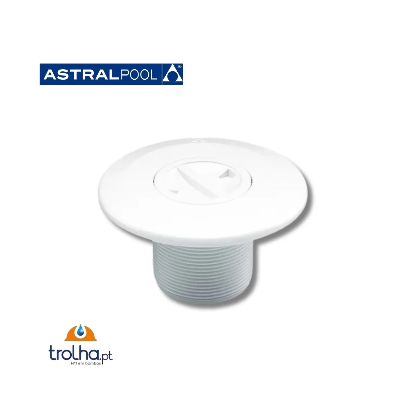 BOCA DE ASPIRAÇÃO ABS P/ PISCINAS DE BETÃO AST