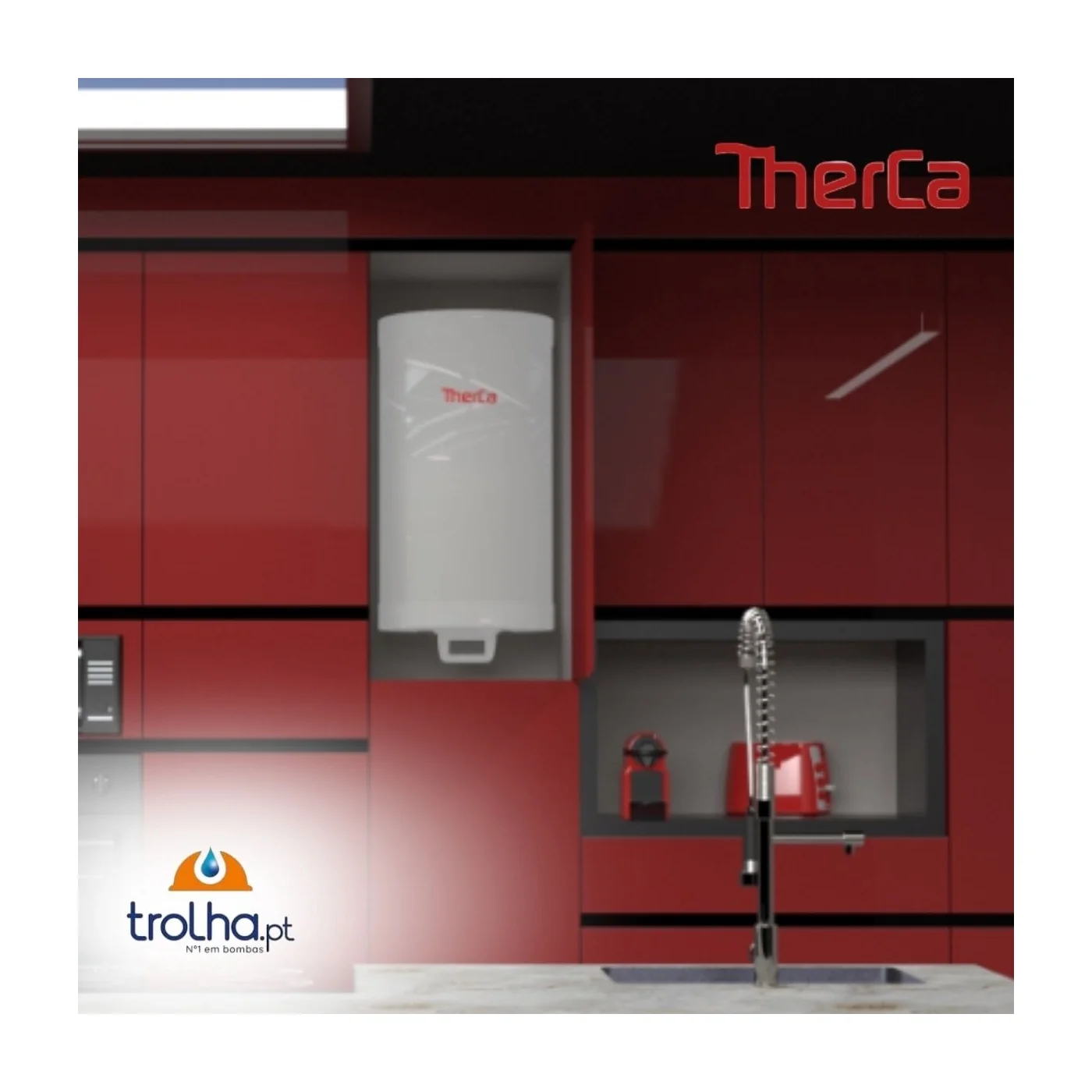 TERMOELÉTRICO AQS AISI 444 VERTICAL PAREDE AQS THERCA