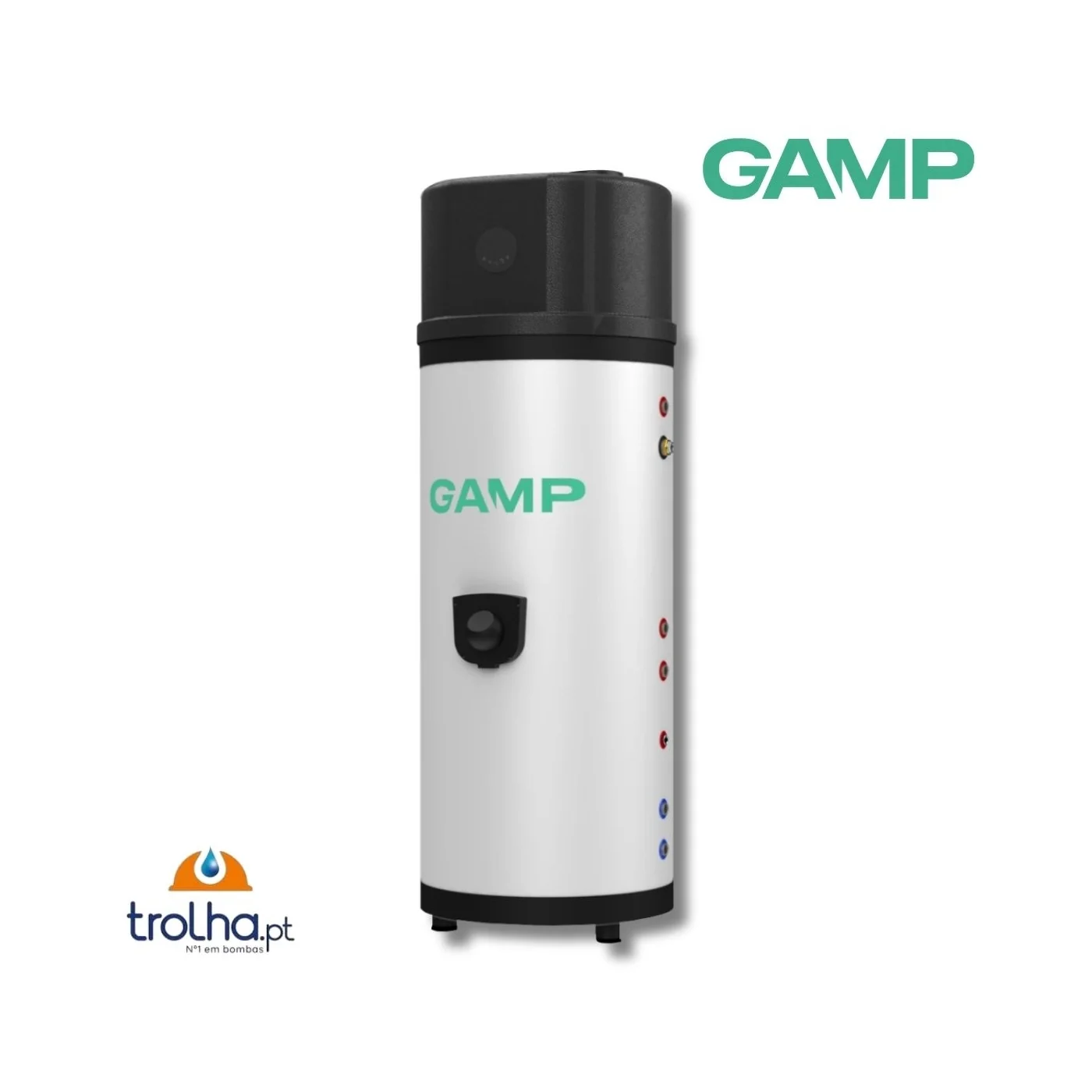 BOMBA DE CALOR AQS AÇO INOX AISI 316 FRIGUS GAMP