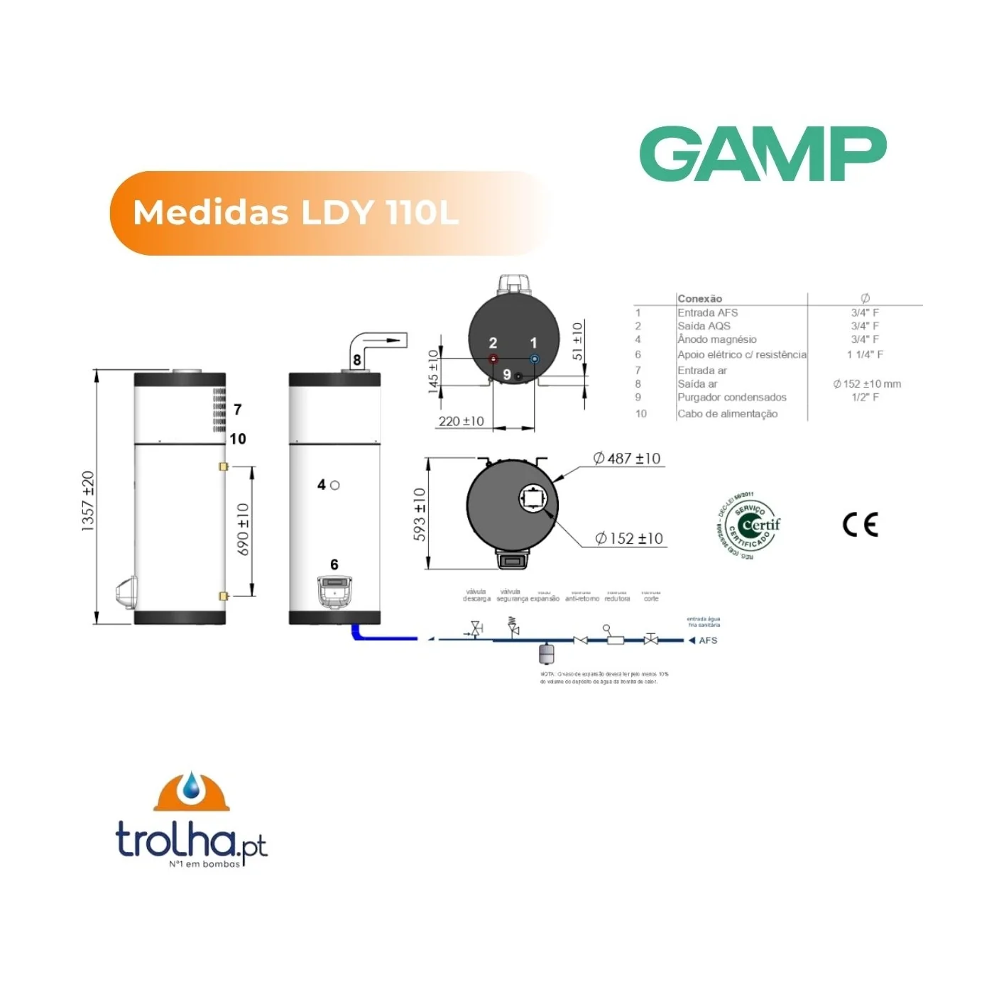 BOMBA DE CALOR ESSENTIAL LODY AQS AISI 316