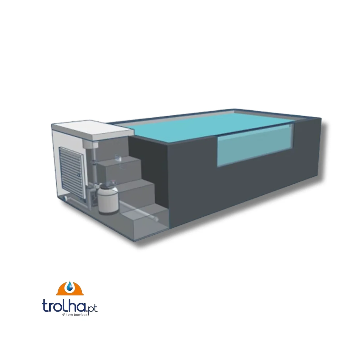 PISCINA ELEVADA COMPACTA 230 (300X200X95CM)