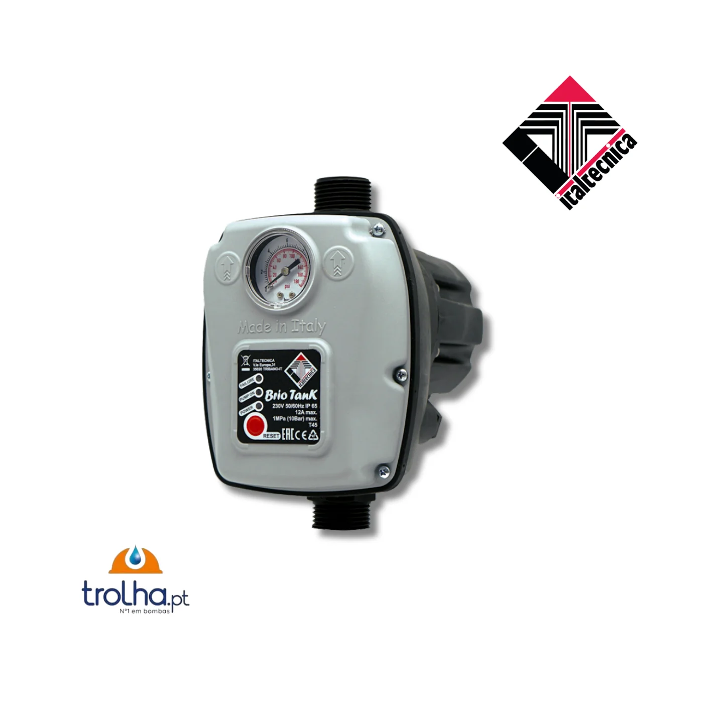 PRESSOSTATO AUTOMÁTICO BRIO TANK ITALTÉCNICA