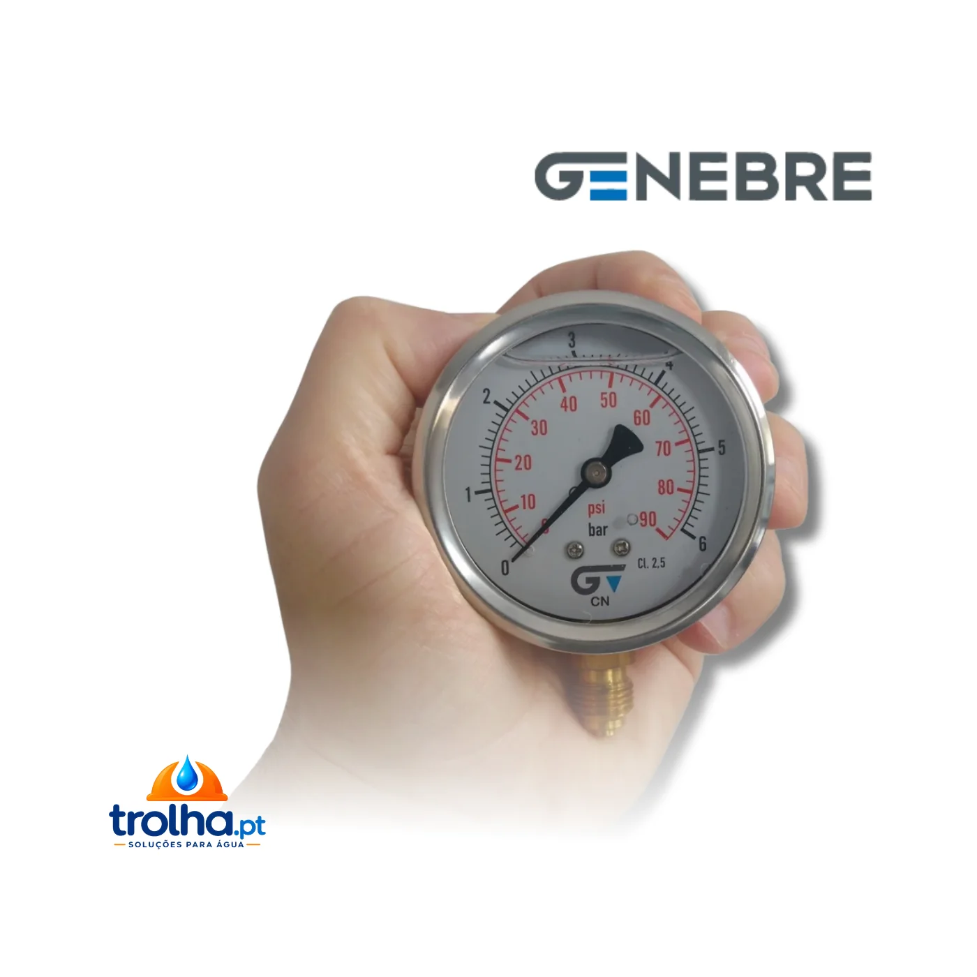 MANÓMETROS Ø 63 MM 1/4" C/ GLICERINA GENEBRE