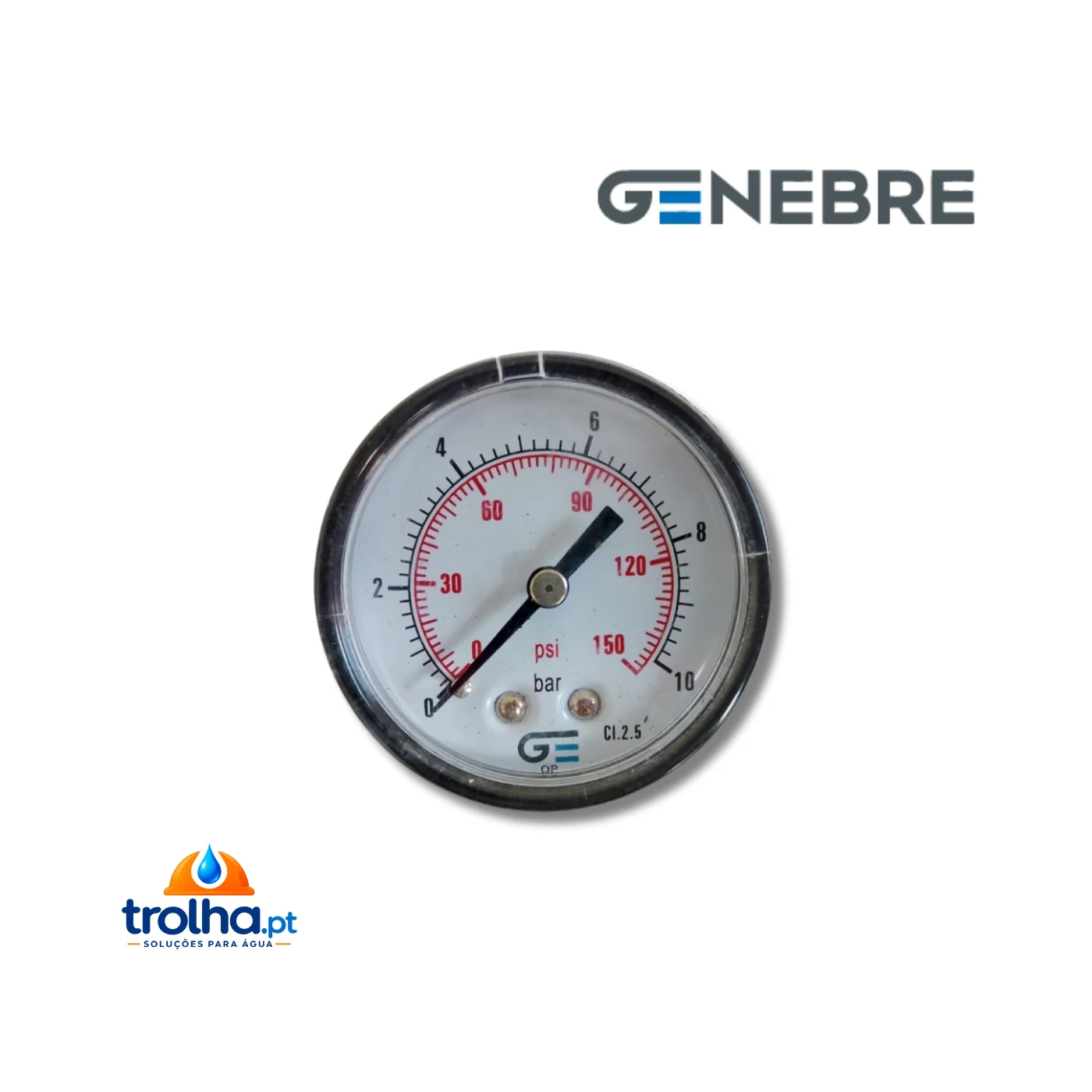 MANÓMETRO AXIAL Ø 53 MM 1/4" GENEBRE