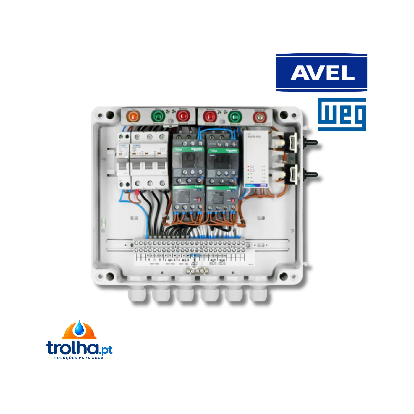 QUADRO DE ALTERNÂNCIA COM ALARME