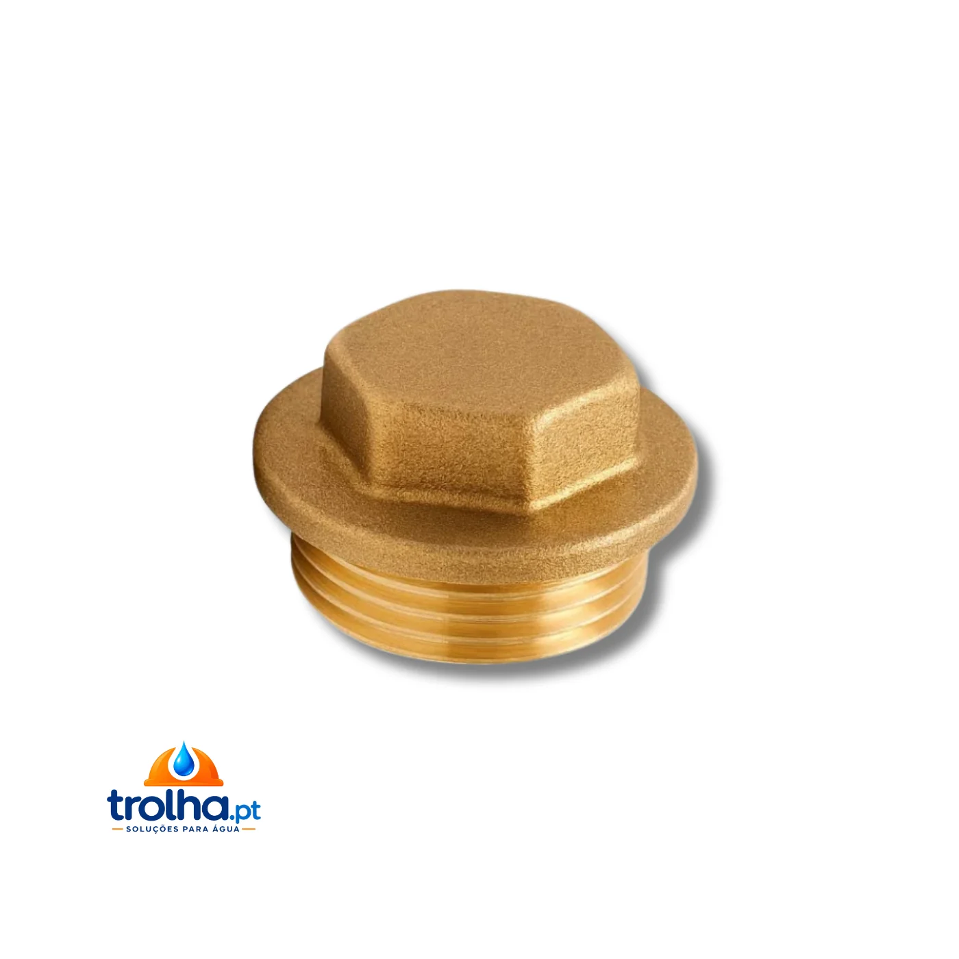 TAMPÃO MACHO LATÃO