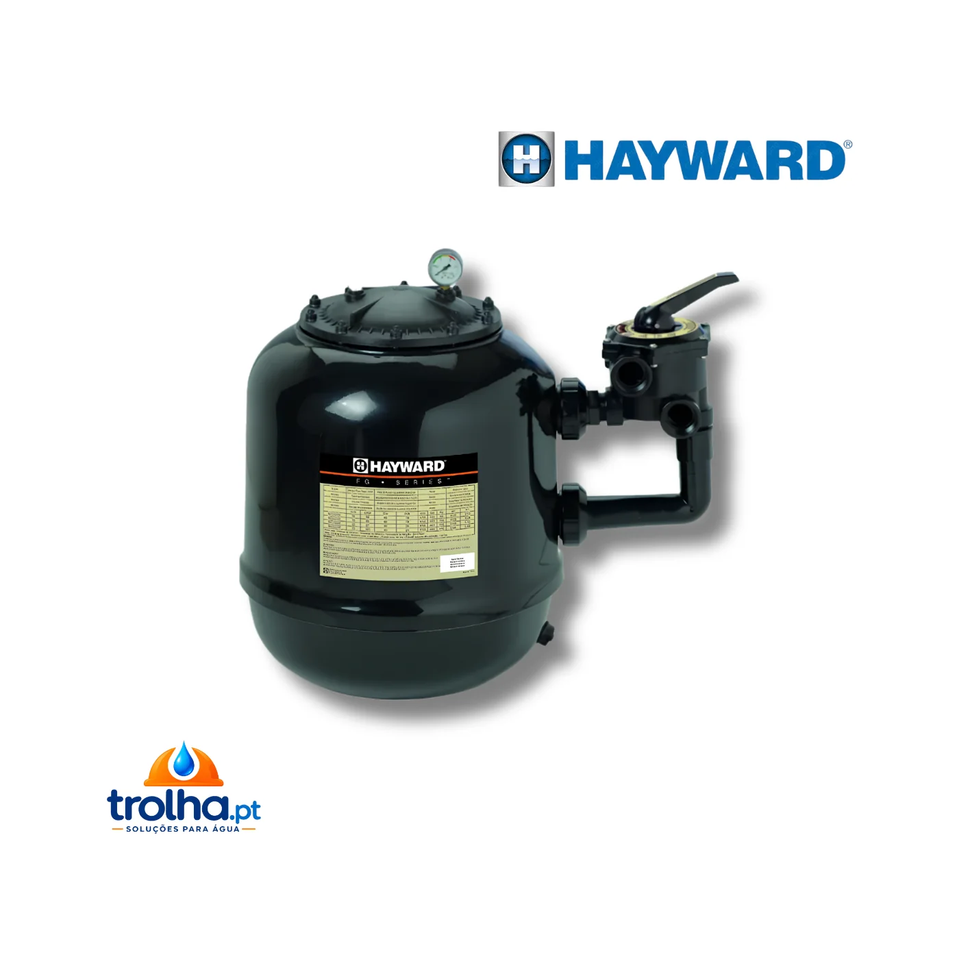 FILTRO LAMINADO SERIES FG HAYWARD - LATERAL