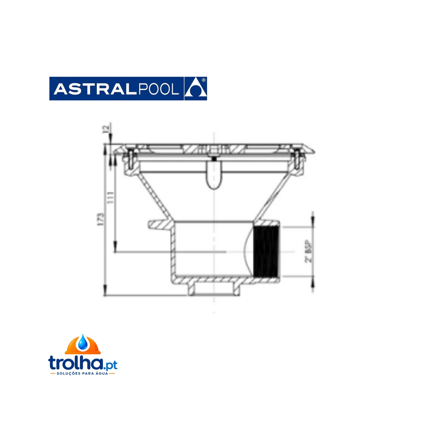 RALO DE FUNDO LINER ASTRALPOOL