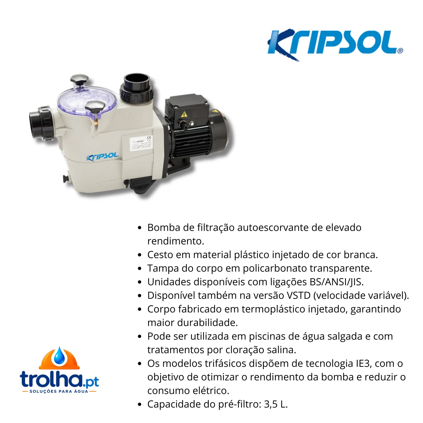 BOMBA DE PISCINA KSE KRIPSOL