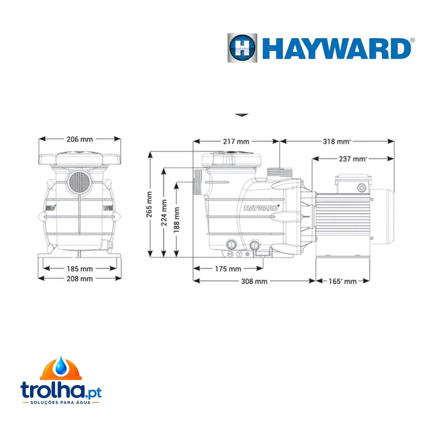 BOMBA DE PISCINA HAYWARD POWERLINE PL