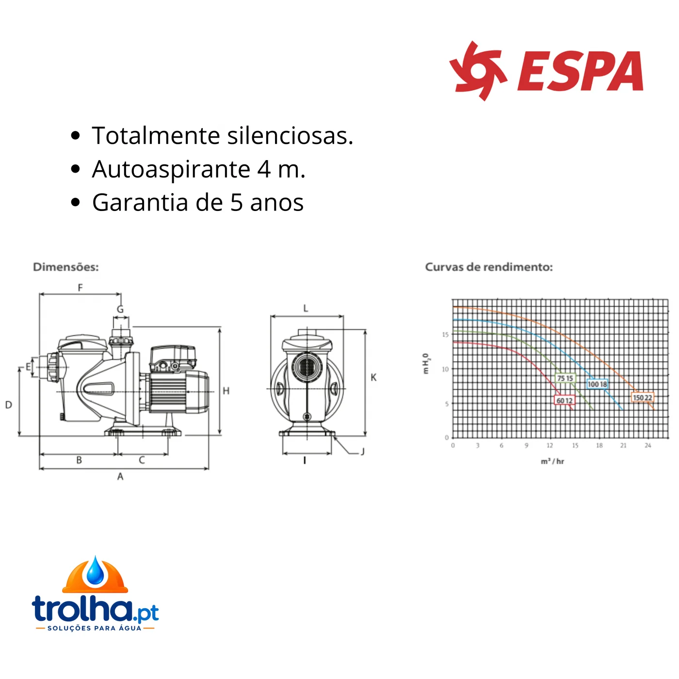 BOMBA DE PISCINA ESPA SILEN S