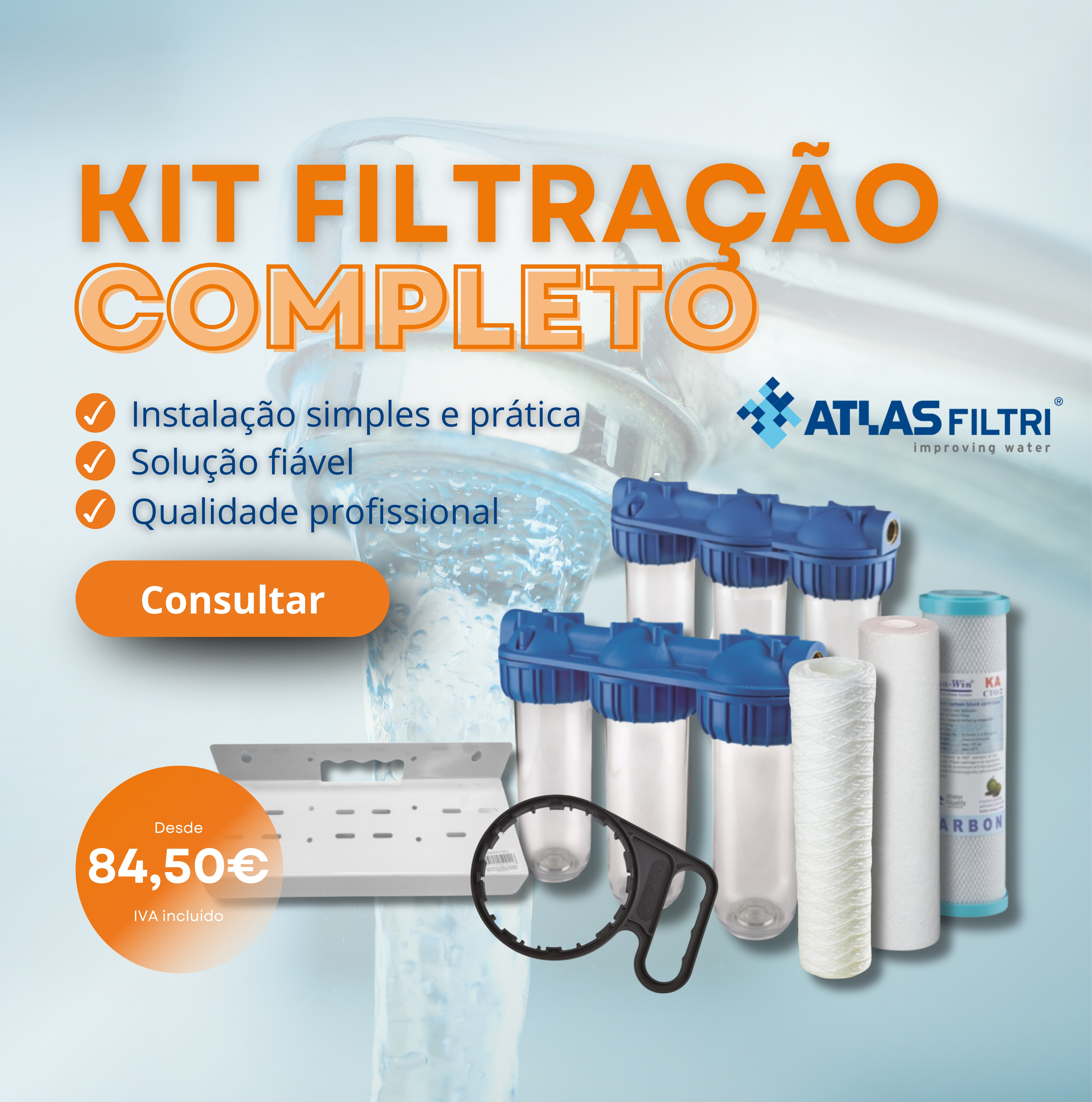 KIT FILTRAÇÃO COMPLETO